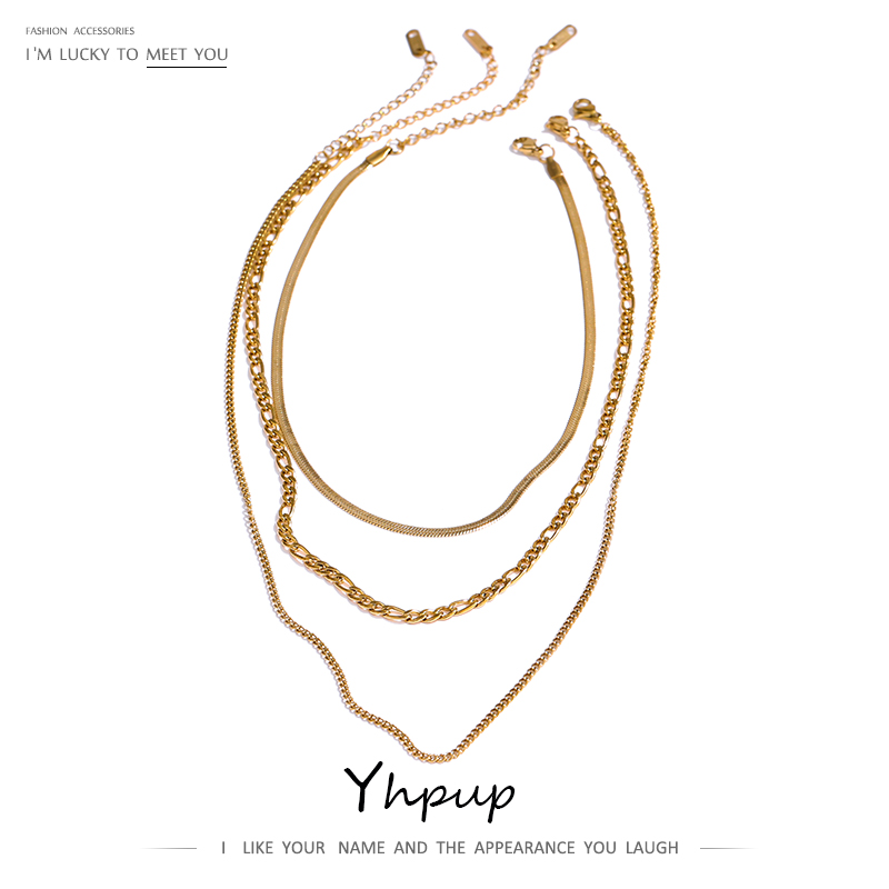 Yhpup ステンレス鋼チェーンレイヤードネックレス分離セッ - Birth Flower Necklace のレビューと価格