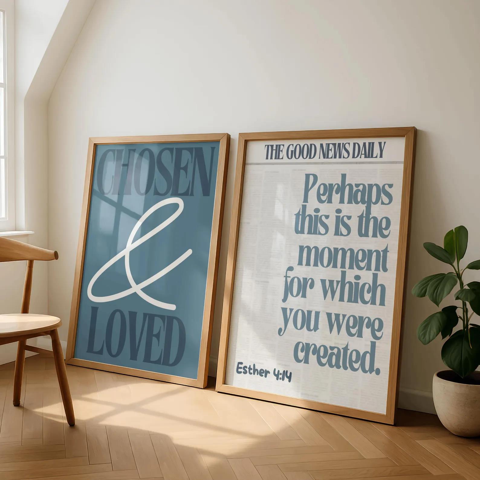 キリスト教の聖書の詩が選ばれて愛されています ウォールアート - Custom Map Poster のレビューと価格