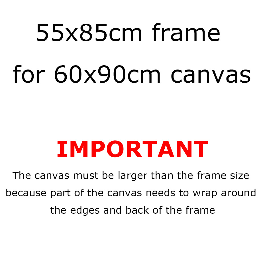 キャンバスプリントとダイヤモンドの絵画、DIYフレームキット - Engraved Wood Frame のレビューと価格